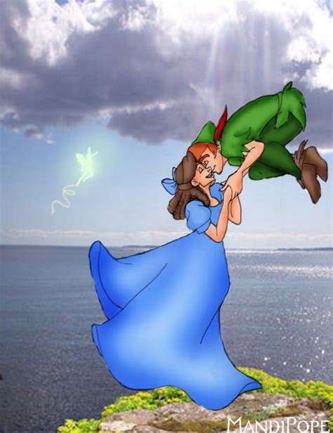 wendy and peter pan kiss|More.